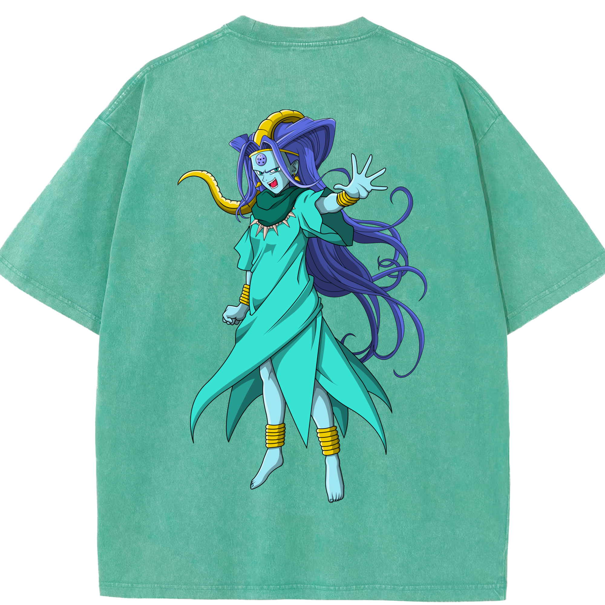 （画像用） ドラゴンボール DRAGON BALL 綿100% ヴィンテージ風 半袖Tシャツ（背面プリント）